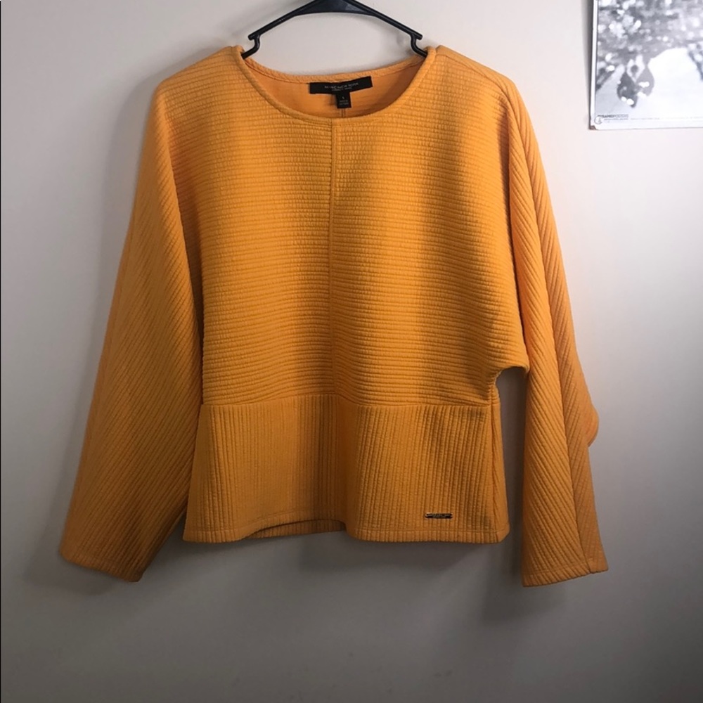 Marc New York by Andrew Marc  Womens Yellow Top